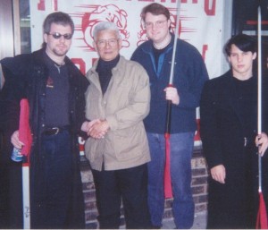 Datu Tim Hartman, Bando Grandmaster Dr. Maung Gyi, Paul O'Grady & friend