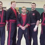 Guro's Kevin Black, Paul O'Grady, Primo Luciano, Mike Milazzo and Datu Tim Hartman 6th degree and Datu promotion