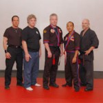 Sal Todaro, Jeff Leader, Datu Tim Hartman, Rick Manglinong, Steve Scott at 2007 WMAA Camp